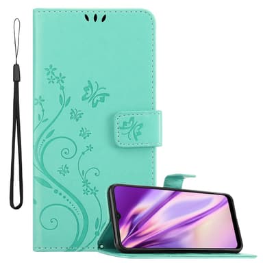 Nokia G11 / G21 Suojakuori Lompakkokotelo (Turkoosi)