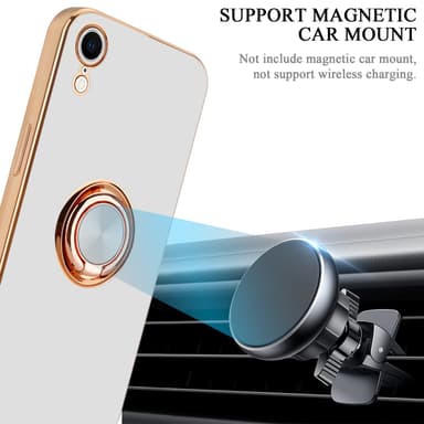 iPhone XR Suojakuori Kotelo (Valkoinen)
