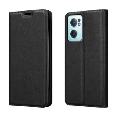 OnePlus Nord CE 2 5G Suojakuori Lompakkokotelo (Musta)