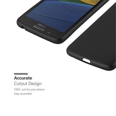Motorola MOTO G5 Suojakuori Kotelo (Musta)