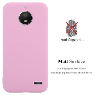 Suojakuori Motorola MOTO E4 Kotelo (Vaaleanpunainen)