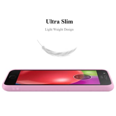 Suojakuori Motorola MOTO E4 Kotelo (Vaaleanpunainen)