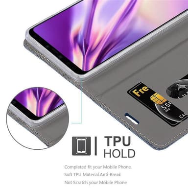 Google PIXEL 4 XL Suojakuori Lompakkokotelo (Sininen)