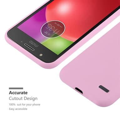 Suojakuori Motorola MOTO E4 Kotelo (Vaaleanpunainen)