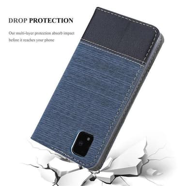 Google PIXEL 4 XL Suojakuori Lompakkokotelo (Sininen)