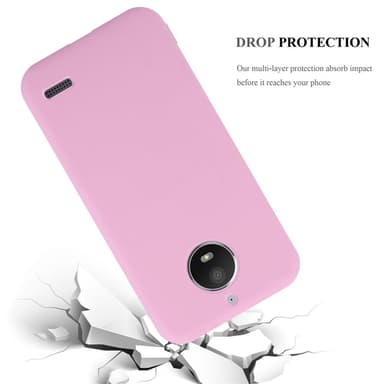 Suojakuori Motorola MOTO E4 Kotelo (Vaaleanpunainen)