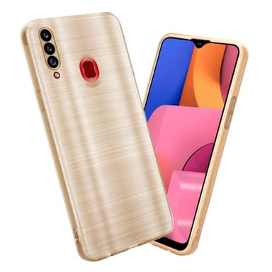 Suojakuori Samsung Galaxy A20s Kotelo (kulta)