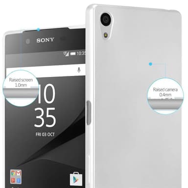 Sony Xperia Z5 PREMIUM Suojakuori Kotelo (Hopea)