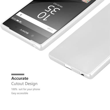Sony Xperia Z5 PREMIUM Suojakuori Kotelo (Hopea)