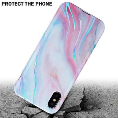 iPhone XS MAX Suojakuori Lompakkokotelo (Valkoinen)