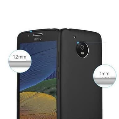 Motorola MOTO G5 Suojakuori Kotelo (Musta)