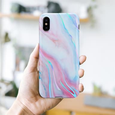 iPhone XS MAX Suojakuori Lompakkokotelo (Valkoinen)