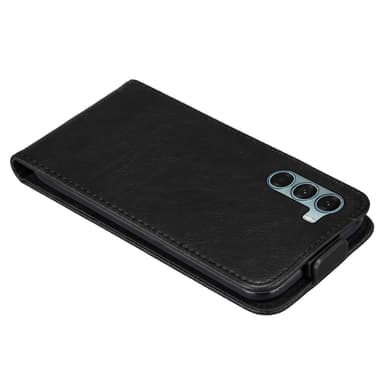 Motorola MOTO G200 5G Suojakuori Lompakkokotelo (Musta)