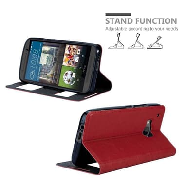 Lompakkokotelo HTC ONE M9 Case (Punainen)