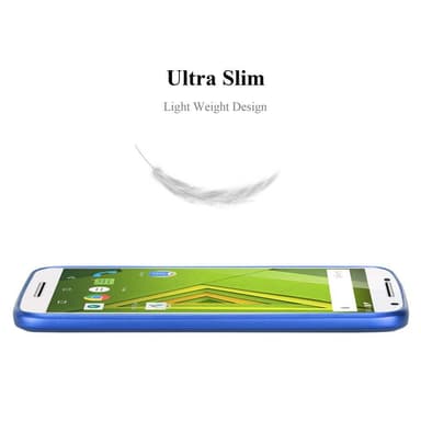 Motorola MOTO X PLAY Suojakuori Kotelo (Sininen)