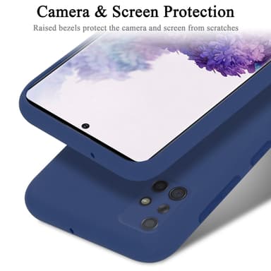 Samsung Galaxy A71 4G Suojakuori Kotelo (Sininen)