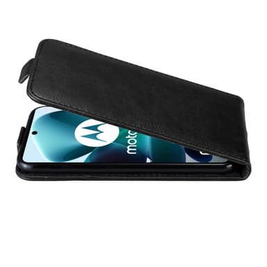 Motorola MOTO G200 5G Suojakuori Lompakkokotelo (Musta)