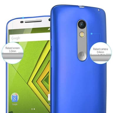 Motorola MOTO X PLAY Suojakuori Kotelo (Sininen)