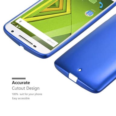 Motorola MOTO X PLAY Suojakuori Kotelo (Sininen)