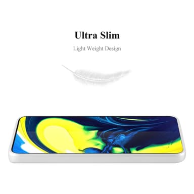 Samsung Galaxy A80 / A90 4G Suojakuori Kotelo (Hopea)
