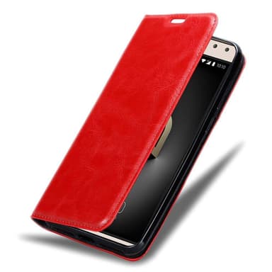Alcatel 5 Suojakuori Lompakkokotelo (Punainen)