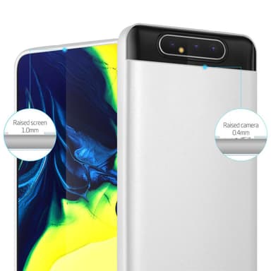 Samsung Galaxy A80 / A90 4G Suojakuori Kotelo (Hopea)