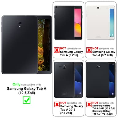 Samsung Galaxy Tab A (10.5 Zoll) 3x Suojakalvo