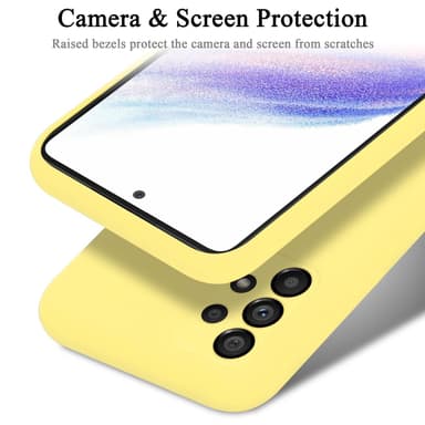 Samsung Galaxy A53 5G Suojakuori Kotelo (Keltainen)