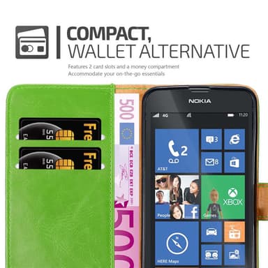 Nokia Lumia 520 / 521 Suojakuori Lompakkokotelo