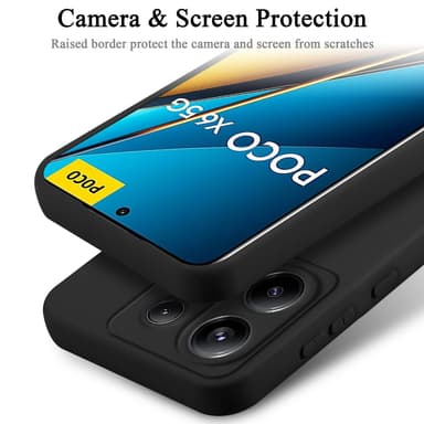 Xiaomi Poco X6 Suojakuori Kotelo Case (Musta)