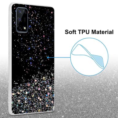 Realme 7 4G Suojakuori Kotelo (Musta)