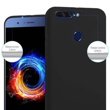 Suojakuori Honor 8 PRO Kotelo (Musta)