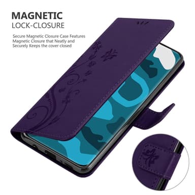 Huawei P40 Suojakuori Lompakkokotelo (Violetti)