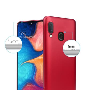 Samsung Galaxy A10e / A20e Suojakuori Kotelo (Punainen)