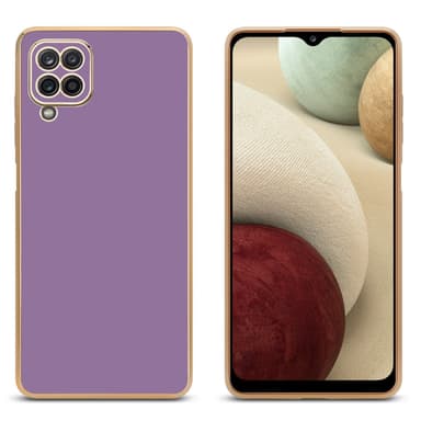 Samsung Galaxy A12 / M12 Suojakuori Cover (Violetti)