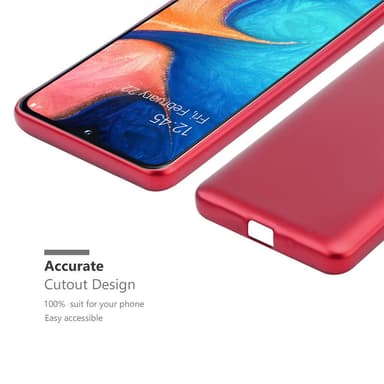 Samsung Galaxy A10e / A20e Suojakuori Kotelo (Punainen)
