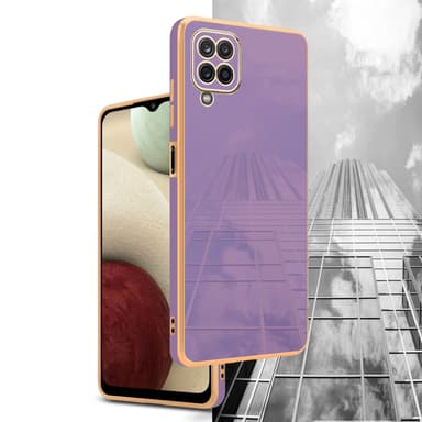 Samsung Galaxy A12 / M12 Suojakuori Cover (Violetti)