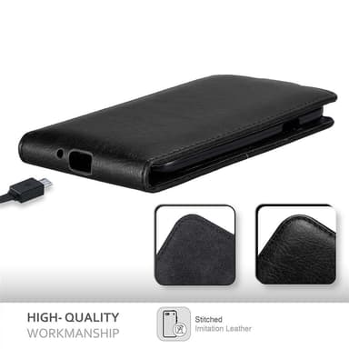 Samsung Galaxy S4 Suojakuori Lompakkokotelo (Musta)
