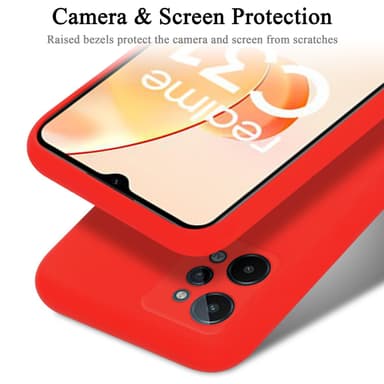 Realme C31 Suojakuori Kotelo Case (Punainen)