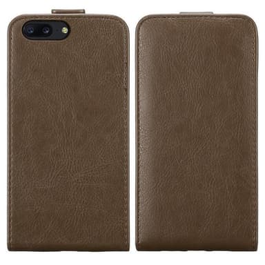 OnePlus 5 Suojakuori Lompakkokotelo (Ruskea)