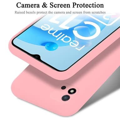 Realme C11 2021 Suojakuori Kotelo (Vaaleanpunainen)