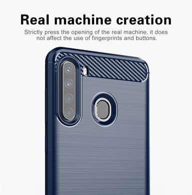 Suojakuori Samsung Galaxy A21 Kotelo (Sininen)