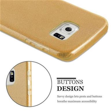 Samsung Galaxy S6 EDGE Suojakuori Kotelo (kulta)