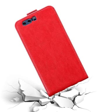 Huawei P10 PLUS Suojakuori Lompakkokotelo (Punainen)