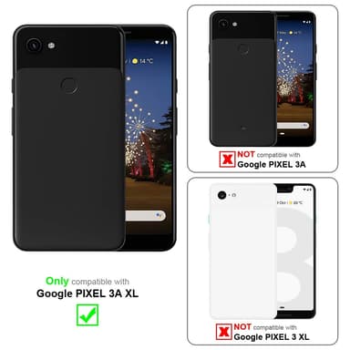 Google PIXEL 3A XL Suojakuori Kotelo (Ruskea)