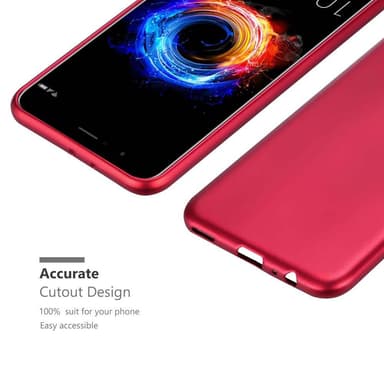 Honor 8 PRO Suojakuori Kotelo (Punainen)