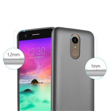 LG K10 2017 Suojakuori Kotelo (harmaa)