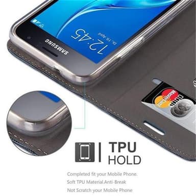 Samsung Galaxy J1 2016 Suojakuori Lompakkokotelo