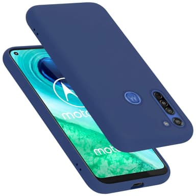 Motorola MOTO G8 Suojakuori Kotelo Case (Sininen)