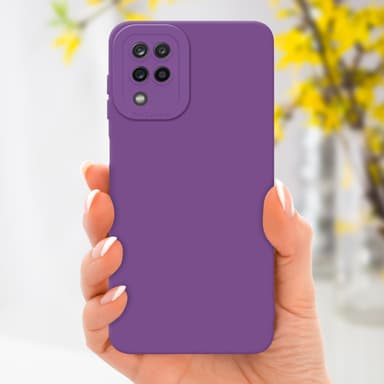 Samsung Galaxy A12 / M12 Suojakuori Kotelo (Violetti)